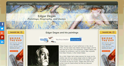 Desktop Screenshot of edgar-degas.net