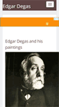 Mobile Screenshot of edgar-degas.net