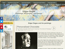 Tablet Screenshot of edgar-degas.net