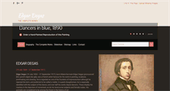 Desktop Screenshot of edgar-degas.org